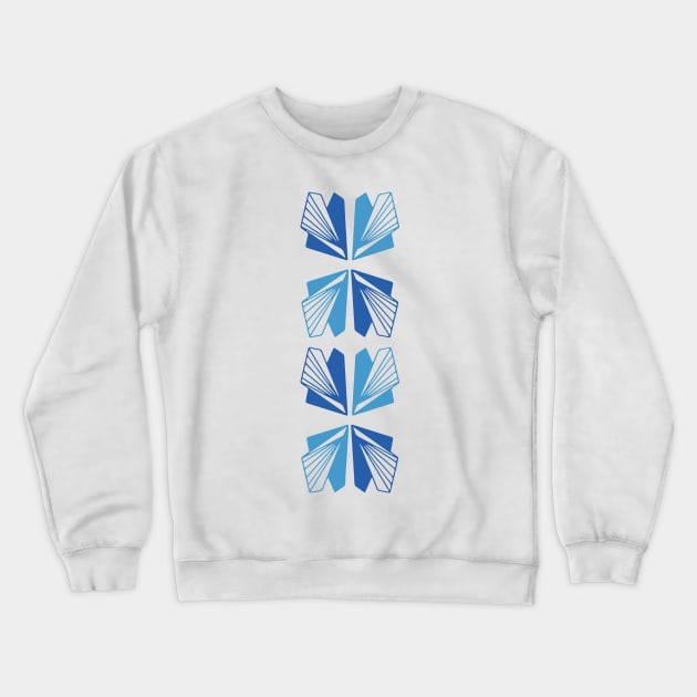 Paper plane Crewneck Sweatshirt by mrsmauve